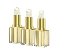 Lot de 3 baumes à lèvres transparents dorés de 24 heures, changement de couleur, résistant à l'eau et longue durée