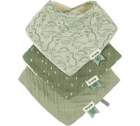 Lot de 3. bavoirs bandana vert TU