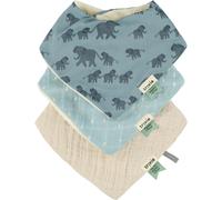 Lot de 3 bavoirs bandanas Enchanting Elephant