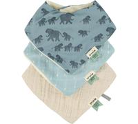 Lot de 3 bavoirs bandana Enchanting Elephant