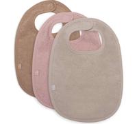 Lot De 3 Bavoirs En Éponge Wild Rose-nougat-biscuit Rose, Beige, Marron TU