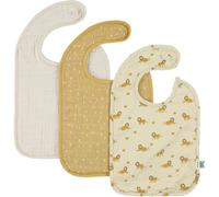 Lot de 3 bavoirs jaune TU