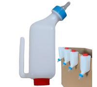 Lot de 3 biberons à suspendre au lait de chèvre pour petits agneaux | pour l'alimentation des chiens, des vaches, des moutons