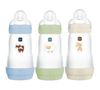 Lot de 3 biberons Anti-Colique 260 mL Océan, Nature et Sable