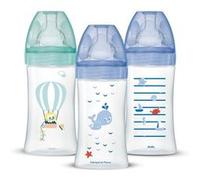 Dodie Kit Sensation Biberons 270 Ml X3 Eb1 Bleu