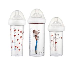 Lot de 3 Biberons My Love - 210 ml et 360 ml