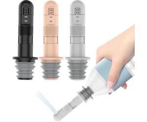 Lot de 3 Bidets Portables, Douchette Portable pour Bouteilles avec un Diamètre de Bouche de 28 mm/30 mm pour Les Toilettes en Plein air, le Camping