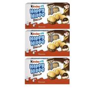 [Lot de 3] Biscuits happy hippo Kinder x5, 105g - DDM : 19/10/22