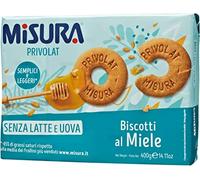 Lot de 3 biscuits Misura Privolat avec miel sans lait et œufs 400 g biscuits