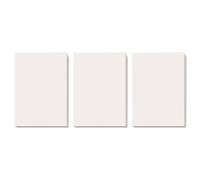 Lot de 3 blocs de calcul lignés - Papier brouillon - Notes vierges pour journal intime - Bloc d'écriture quadrillé - Bloc-notes ligné pour étudiants