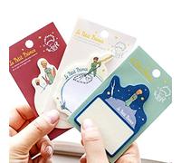 Lot de 3 blocs de notes adhésives Motif Le Petit Prince 90 feuilles 3 couleurs