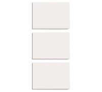Lot de 3 blocs de papier brouillon multifonctions lignés Fournitures scolaires de bureau pour un usage quotidien Grille d'écriture graphique Bloc-notes ligné pour étudiants