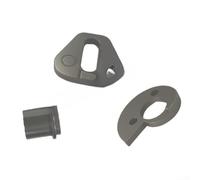 Lot de 3 blocs de réglage du tendeur de tronçonneuse électrique en alliage pour tronçonneuses de 25,4 à 30,5 cm - Outil de serrage précis de chaîne - Finition grise - Design compact