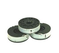 Lot de 3 bobines compatibles avec coupe-bordures électrique Einhell ET 500/30 - Double fil pour coupe-bordure électrique