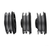 Lot de 3 bobines de fil de 1,4 mm compatibles avec les modèles GLR GLT - Lot de 3 moulinets à double alimentation de 75 mm pour outils de jardin d'extérieur