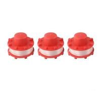 Lot de 3 bobines de fil en nylon pour débroussailleuse GE-CT 36/30 Li E SOLO AGILLO 36/255 BL 18/200, 2 mm