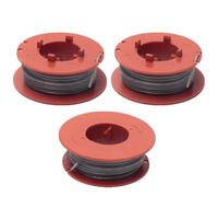 Lot de 3 Bobines de Fil pour Coupe-Bordure Bosch, Compatible avec Art 23, Art 26, Art 30, Combitrim et Easytrim, Pièce de Rechange