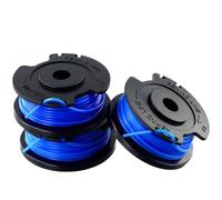 Lot de 3 bobines de fil pour débroussailleuse Greenworks 24 V G24LT G24LT25 G24LT28 G24LT30M compatible avec système d'alimentation à ligne unique 1,65 mm en nylon