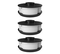 Lot de 3 bobines de fil - Rechange pour tondeuse à gazon électrique - Compatible Einhell GC-ET 4530