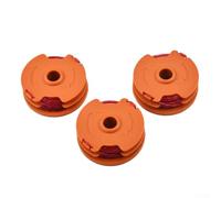 Lot de 3 bobines de rechange avec fil pour Worx WG100E WG101E WG104E WG105 WG106 WG108 WG109 WG110E WG112E WG113 WG115 WG117 WG118 WG119E Pour MCGREGOR MET3525 MET4530 MET6032 GGT350G GGT450G GGT600G