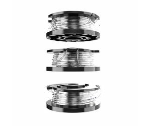 Lot de 3 bobines de rechange Parkside d'origine pour débroussailleuse sans fil PART 20-Li A1 | Bobine de fil | Tondeuse à bords