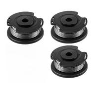Lot de 3 bobines et fil de rechange pour tête de débroussailleuse Bosch EasyGrassCut 18 V 23 26, 4 m x 1,6 mm, fil de coupe haute durabilité pour l'entretien du jardin et de la cour