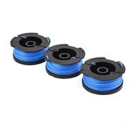 Lot de 3 bobines et têtes de fil de rechange pour débroussailleuse Black & Decker BD032, Reflex avec ligne de 1,5 mm, compatible avec les séries CST GL STC LST