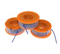 Lot de 3 bobines F016800175 pour débroussailleuse Bosch ART23 ART30 Combitrim - Fil en nylon résistant à l'abrasion 7,9 m