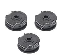 Lot de 3 Bobines Fil Coupe Bordure Compatible Bosch AdvancedGrassCut36/ART 36-36 LI, ART24/24+, ART 27/27+, ART 30/30+ - 6m x Ø1,6mm | F016800351 Pièces Rechange Débroussailleuse