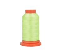 Lot de 3 bobines fil mousse polyester 1000m fabriqué en France pour surjeteuse vert anis