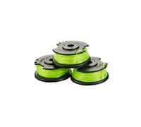 Lot de 3 bobines simple fil torsadé RYOBI 2mm pour coupe-bordures sur batterie RAC143