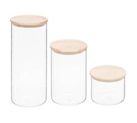 Lot de 3 bocaux Hermet en verre 0,4L/0,9L/1,5L - 5 five simply smart