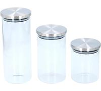 Lot de 3 bocaux hermétiques