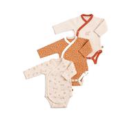 Bodies bébé croisés à manches longues Lot de 3