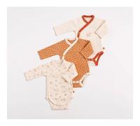 Bodies bébé croisés à manches longues Lot de 3