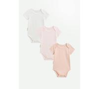 Lot De 3 Bodies Bébé Manches Courtes Louison Rose 6M(67CM)