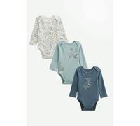 Petit Béguin - Lot de 3 Bodies bébé Manches Longues Cacahuète