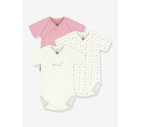 Lot de 3 bodies croisés bébé blanc NAISSANCE(50CM)
