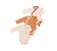 Bodies bébé croisés à manches longues Lot de 3