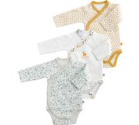 Sauthon Bodies bébé manches longues Promenons Nous Lot de 2 Blanc 1 mois