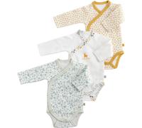 Sauthon Bodies bébé à manches longues Promenons nous – lot de 2 blanc/jaune 3M (60 cm)