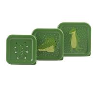 Lot de 3 boîtes à goûter Mr. Alligator