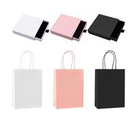 Lot de 3 boîtes cadeau pour bijoux, 3 pièces, boîte cadeau pour bijoux, boîte de tiroir, boîte à boucles d'oreilles, boîte cadeau, boîte à bijoux pour l'emballage de cadeaux de vacances.