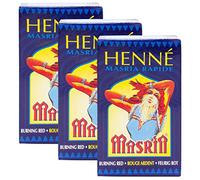 Hennedrog – Henné Masria Rapide – Rouge feu – Lot 3 x 90 g