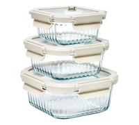 Lot de 3 Boîtes de Conservation "Clipeat+" 16cm Transparent