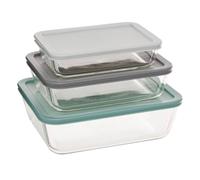 Lot de 3 Boîtes de Conservation "Petra" 4,35L Multicolore