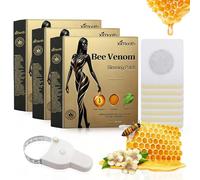 Lot de 3 boîtes de pansements lymphatiques de venin d'abeille - Drainage lymphatique - Venin d'abeille - Drainage lymphatique - Favorise la circulation sanguine - Le venin d'abeille convient à tout le
