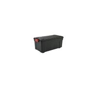 Lot de 3 boites de rangement bricolage - Store It All - 75 L - Noir et rouge - 78 x 39,5 x 35 cm