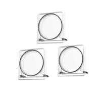 Lot de 3 boîtes de rangement for gâteaux au thé, support rond for briques de thé, présentoir for thé Pu'er