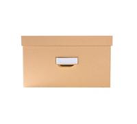 Lot de 3 boîtes de rangement OfficeByMe - Beige